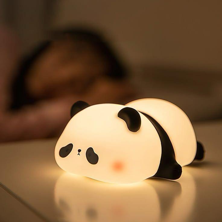 Cute Panda and Rabbit Night Light