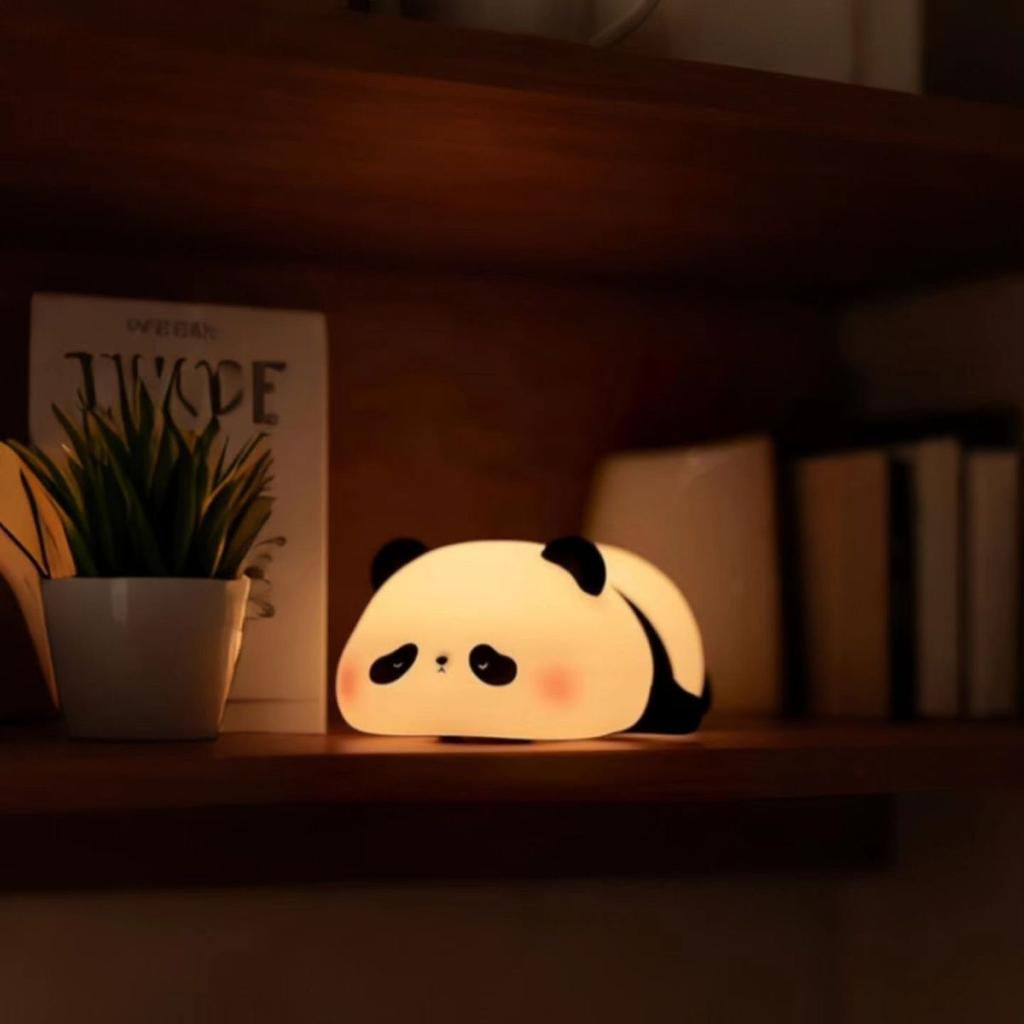 Cute Panda and Rabbit Night Light