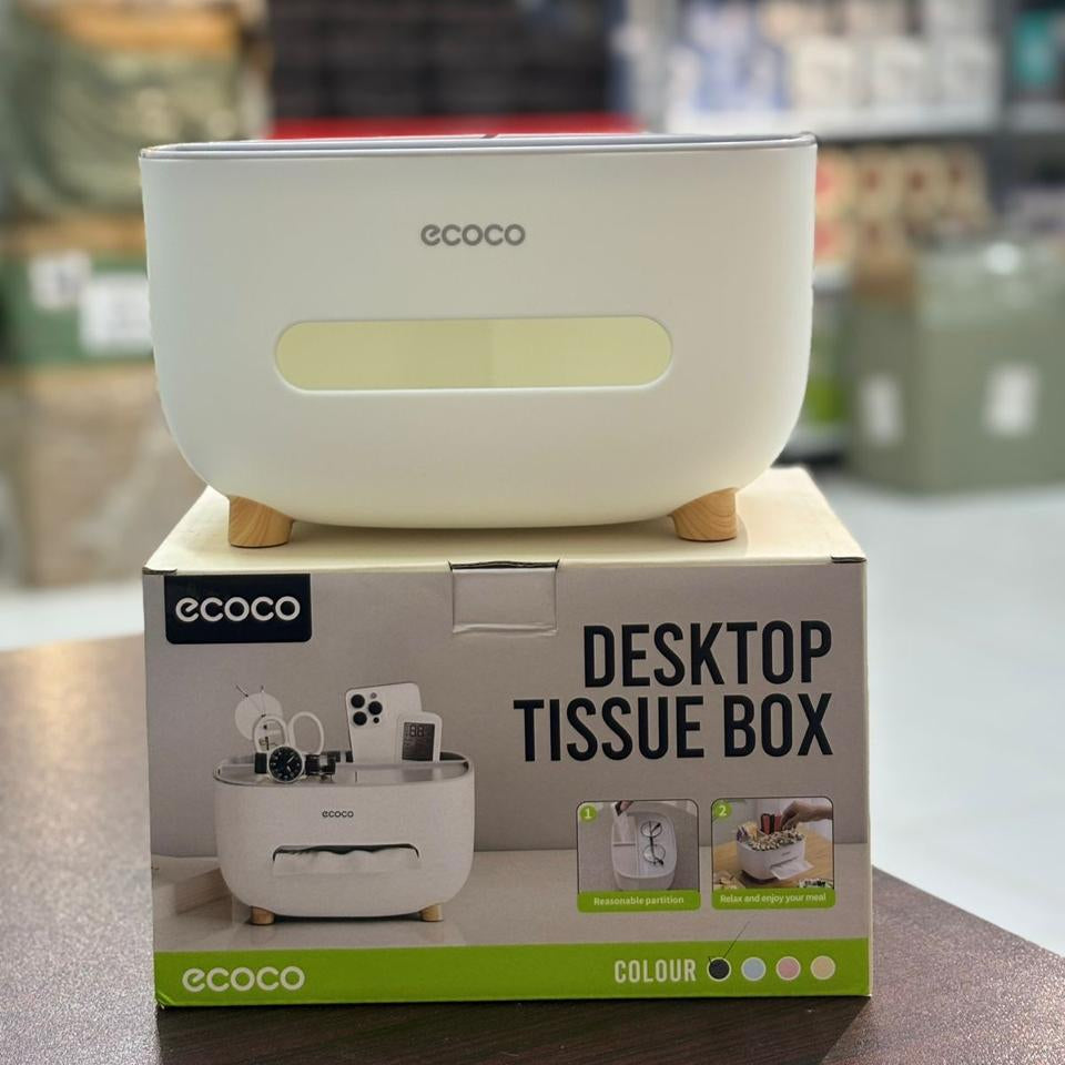 Tissue Box with Multifunctional Holder
